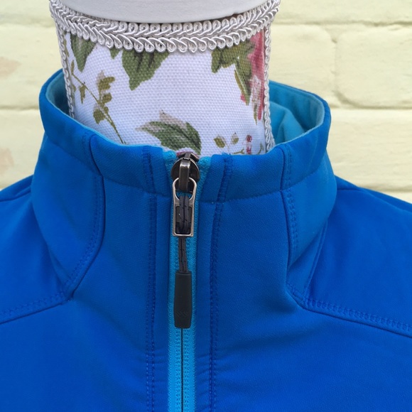 Sky Blue Zip up Columbia Jacket - Picture 3 of 8